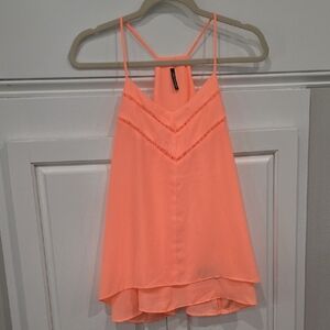 Smell the Roses Coral Camisole Top